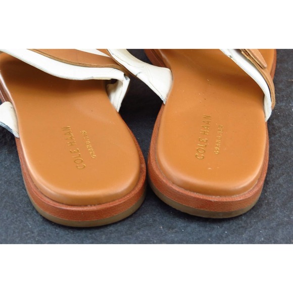Cole Haan Grandos Sz 7 B Brown Flip Flop Synthetic Women Sandals W14563 - Picture 5 of 9